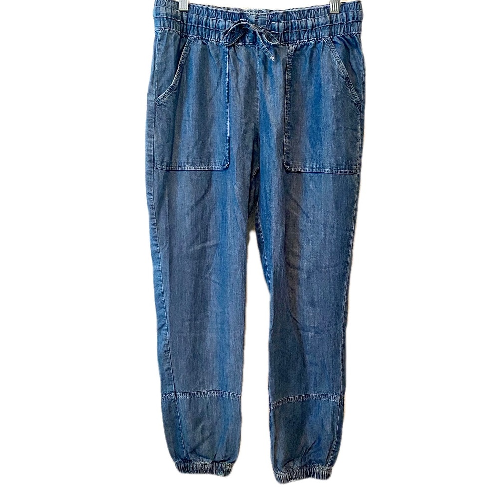 LUCKY BRAND~LIGHT WEIGHT HIGH RISE DENIM JOGGER~SMALL - Picture 2 of 8